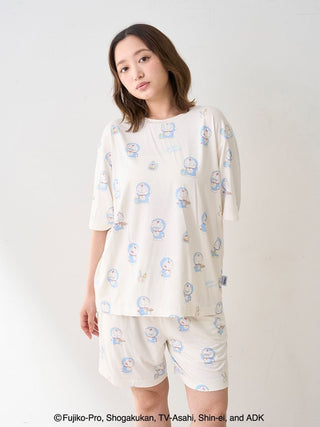 Doraemon Unisex Good Morning Good Night T-shirt