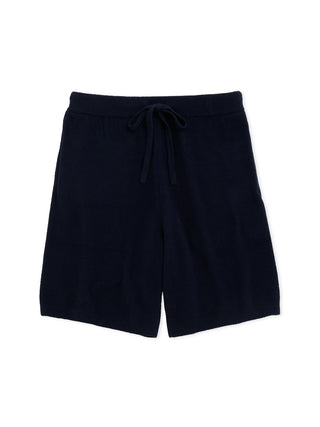 Airmoco men's ultra comfy lounge shorts in navy blue with drawstring waist, perfect for summer style and comfort.