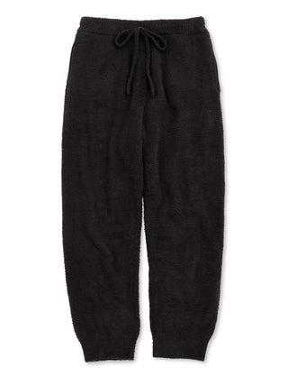 Luxurious Baby Moco men's long lounge pants in black, featuring Gelato Pique HOMME's exclusive 'Babymoco' material for warmth and style.