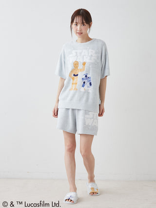 [Pre-order]【STAR WARS】Women’s Smoothie Character Jacquard Pullover