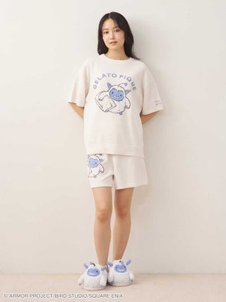[DRAGON QUEST] [Women’s] Jacquard Short-Sleeve Pullover & Shorts Set