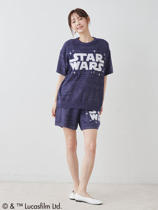 [Pre-order]【STAR WARS】Women’s Smoothie Logo Jacquard Shorts