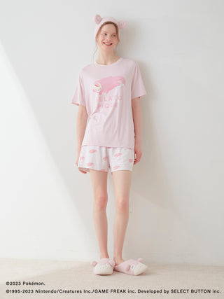 [Pokémon Sleep] Cool Touch Printed T-Shirt & Shorts Set