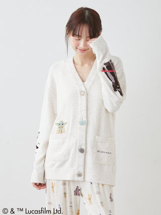 [Pre-order]【STAR WARS】Unisex Smoothie Character Patch Cardigan
