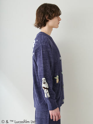 [Pre-order]【STAR WARS】Unisex Smoothie Character Patch Cardigan