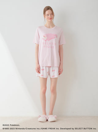 [Pokémon Sleep] Cool Touch Printed T-Shirt & Shorts Set