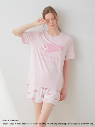 [Pokémon Sleep] Cool Touch Printed T-Shirt & Shorts Set