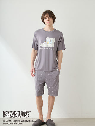 [PEANUTS] [HOMME] Cooling Rayon Shorts