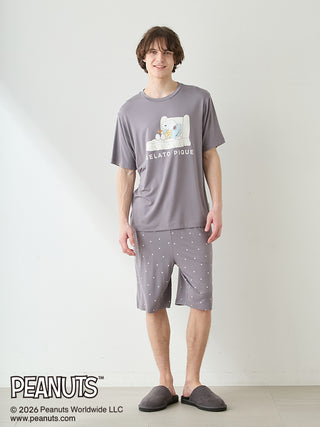 [PEANUTS] [HOMME] Cooling Rayon Shorts