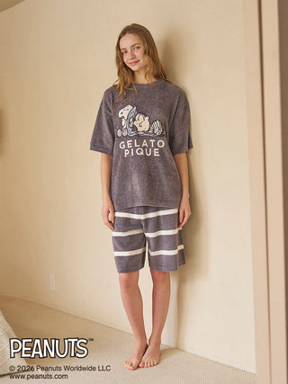 [PEANUTS] [HOMME] Smoothie Striped Shorts