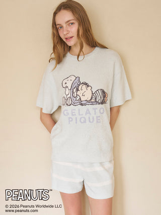 [PEANUTS] Smoothie Striped Shorts