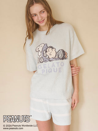 [PEANUTS] Smoothie Jacquard Pullover