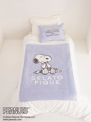 [PEANUTS] [Sleep] Smoothie Jacquard Half Blanket