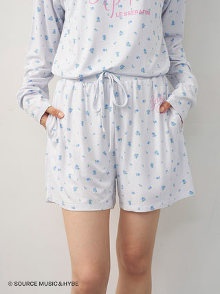 [LE SSERAFIM] Disty Floral Print Shorts - view 11