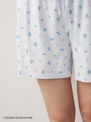 [LE SSERAFIM] Disty Floral Print Shorts - view 15