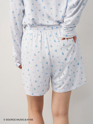 [LE SSERAFIM] Disty Floral Print Shorts - view 16