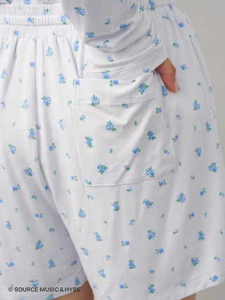 [LE SSERAFIM] Disty Floral Print Shorts - view 17