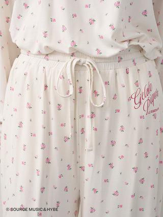 [LE SSERAFIM] Disty Floral Print Pants - view 14