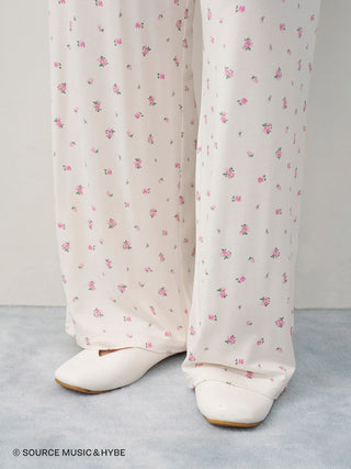 [LE SSERAFIM] Disty Floral Print Pants - view 17