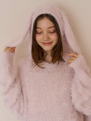 Feather Rabbit Mini Dress