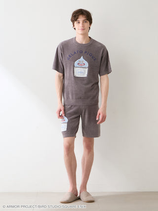 [DRAGON QUEST] [Men’s] Jacquard Short-Sleeve Pullover & Shorts Set