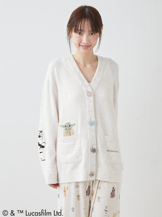 [Pre-order]【STAR WARS】Unisex Smoothie Character Patch Cardigan