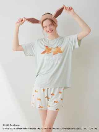 [Pokémon Sleep] Cool Touch Printed T-Shirt & Shorts Set