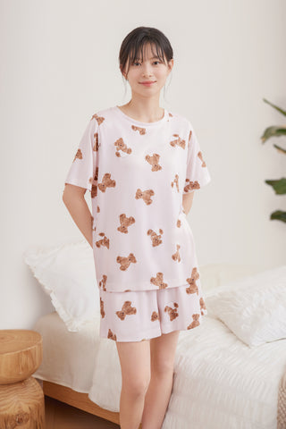 Bear Loungewear Set - Gelato Pique