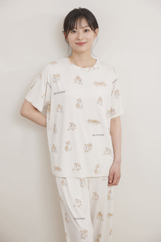 Shiba Inu Pajama Pants - Gelato Pique