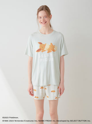 [Pokémon Sleep] Cool Touch Printed T-Shirt & Shorts Set