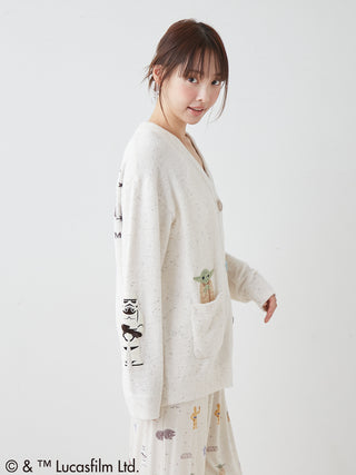 [Pre-order]【STAR WARS】Unisex Smoothie Character Patch Cardigan