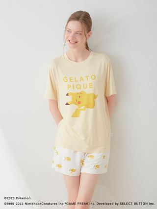 [Pokémon Sleep] Cool Touch Printed T-Shirt & Shorts Set