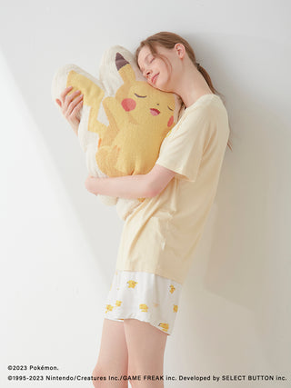 [Pokémon Sleep] Cool Touch Printed T-Shirt & Shorts Set