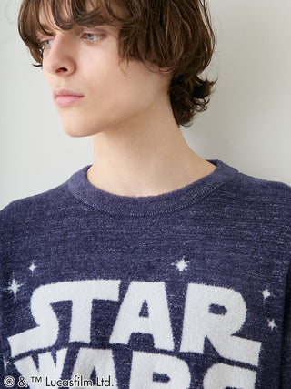 [Pre-order]【STAR WARS】Men's Smoothie Character Jacquard Pullover