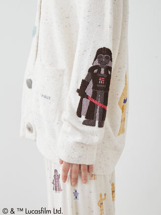 [Pre-order]【STAR WARS】Unisex Smoothie Character Patch Cardigan