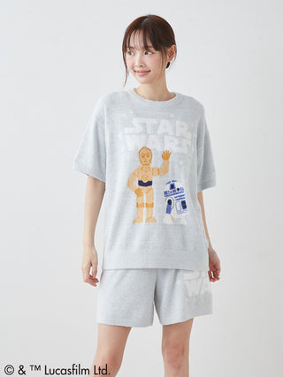 [Pre-order]【STAR WARS】Women’s Smoothie Logo Jacquard Shorts