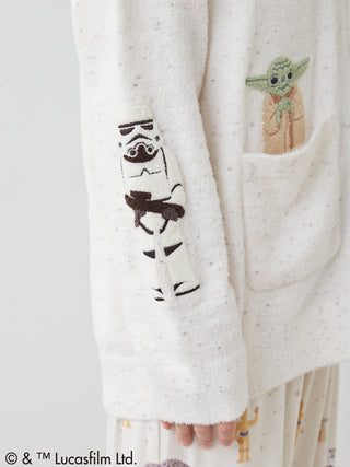 [Pre-order]【STAR WARS】Unisex Smoothie Character Patch Cardigan