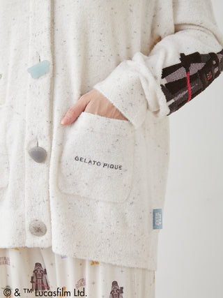 [Pre-order]【STAR WARS】Unisex Smoothie Character Patch Cardigan