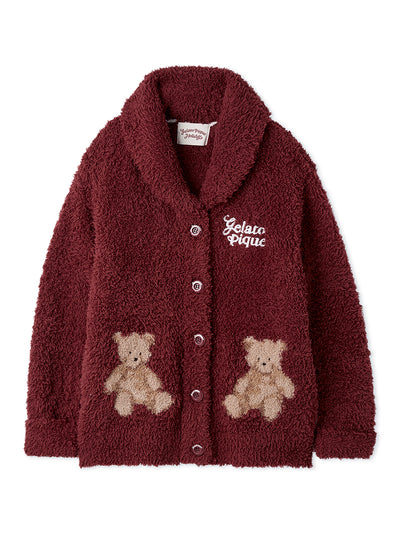 [HOLIDAY] Gelato Snow Bear Jacquard Shawl Cardigan gelato pique