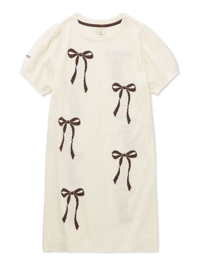 Ribbon Jacquard Lounge Dress gelato pique