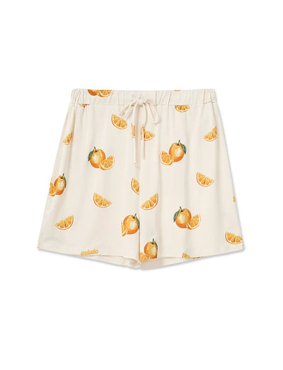 Cool Rayon Fruits Shorts gelato pique