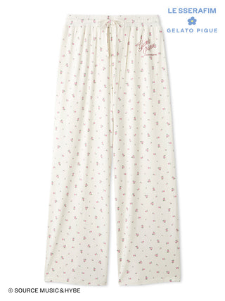 [LE SSERAFIM] Disty Floral Print Pants - view 21