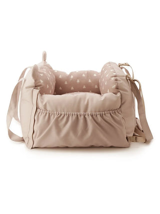 CAT＆DOG Bear Motif Mobile Pet Carrier in Beige, Premium Pet Accessories for fur dog and cats at Gelato Pique USA