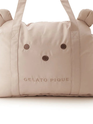 CAT＆DOG Bear Motif Mobile Pet Carrier in Beige, Premium Pet Accessories for fur dog and cats at Gelato Pique USA