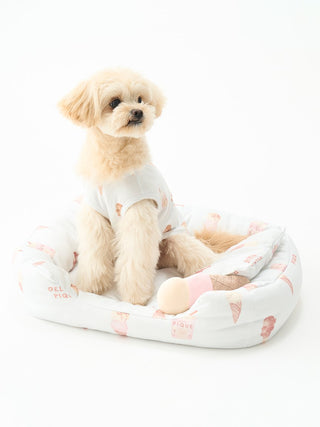 CAT&DOG Medium Size Ice Cream Motif Cooling Pet Bed - Pet's Premium Accessories At Gelato Pique USA