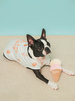 CAT&DOG Ice Cream Motif Cool Pet Clothes- Premium Luxury Pet Apparel at Gelato Pique USA