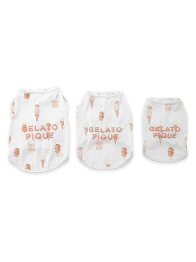 CAT&DOG Ice Cream Motif COOL Pet Parka Clothes gelato pique