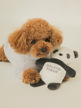 CAT&DOG Panda Plush Dog Toy in Off White, Premium Pet Accessories for fur dog and cats at Gelato Pique USA