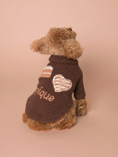 [CAT&DOG] Baby Moco Sweets Jacquard High Neck Pet Clothes gelato pique