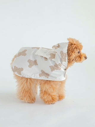 CAT&DOG Pet Rain Poncho in BROWN, Premium Luxury Pet Apparel, Pet Clothes at Gelato Pique USA.